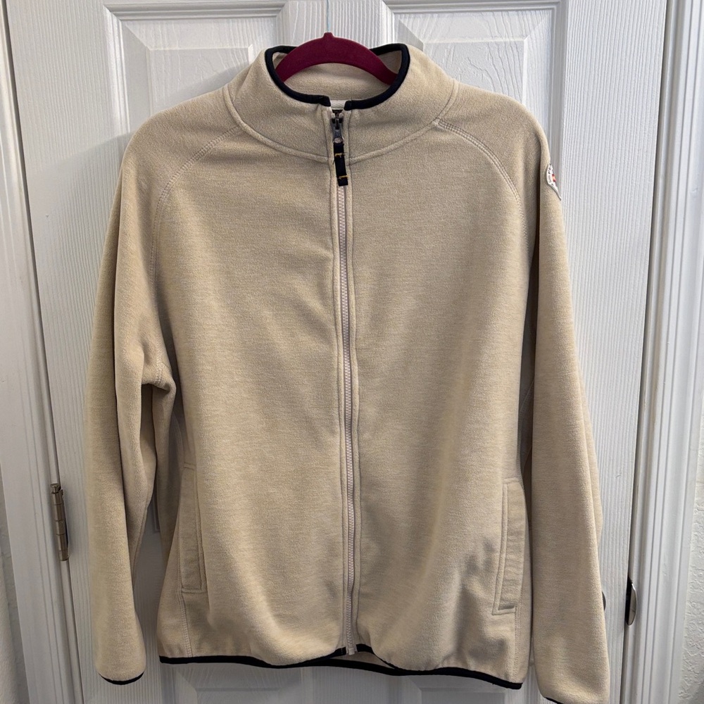 Vintage PENDLETON Navajo Long Sleeve Beige Full-Zip Fleece Jacket - Size XL
